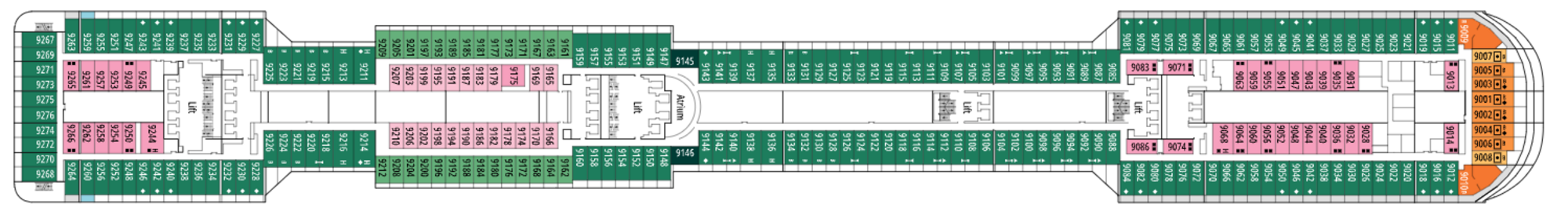 Deck 9 - Agata plan